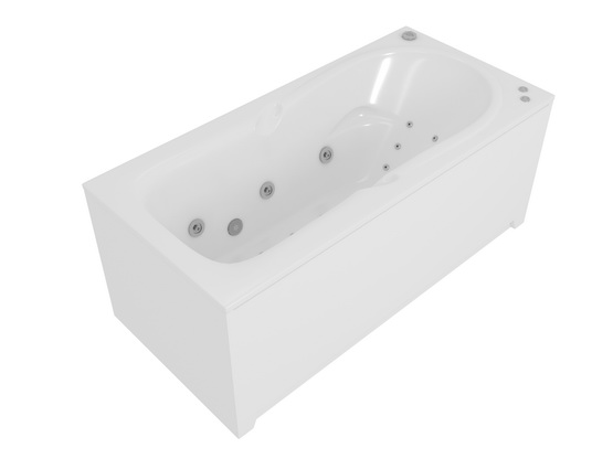Акриловая ванна Aquatek Леда 170x80 LED170-0000047 без гидромассажа, белая, размер 170x80, цвет белый - фото 4