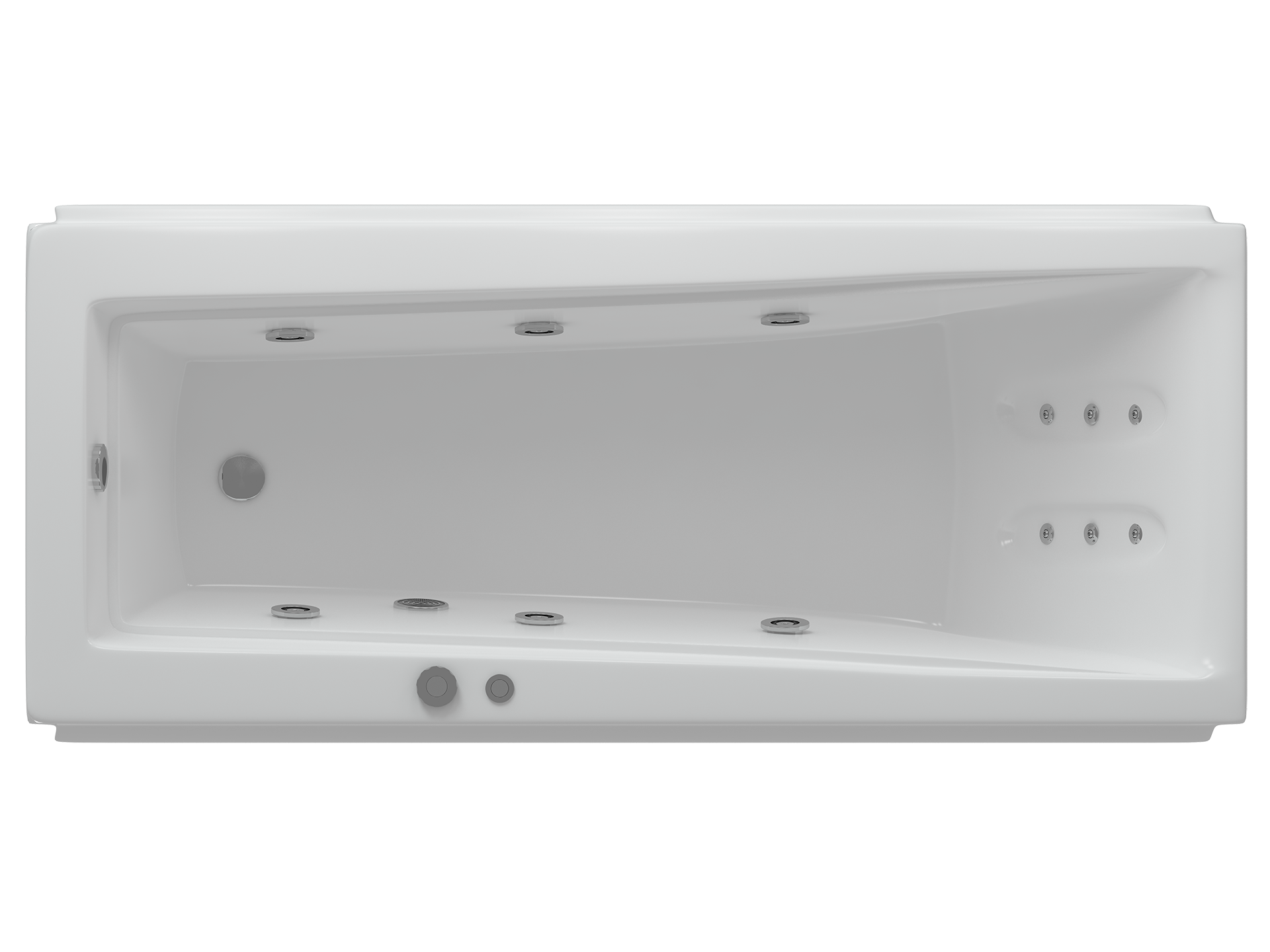 Акриловая ванна Aquatek Либра 150x70 LIB150-0000037 без гидромассажа, белая, размер 150x70, цвет белый - фото 2
