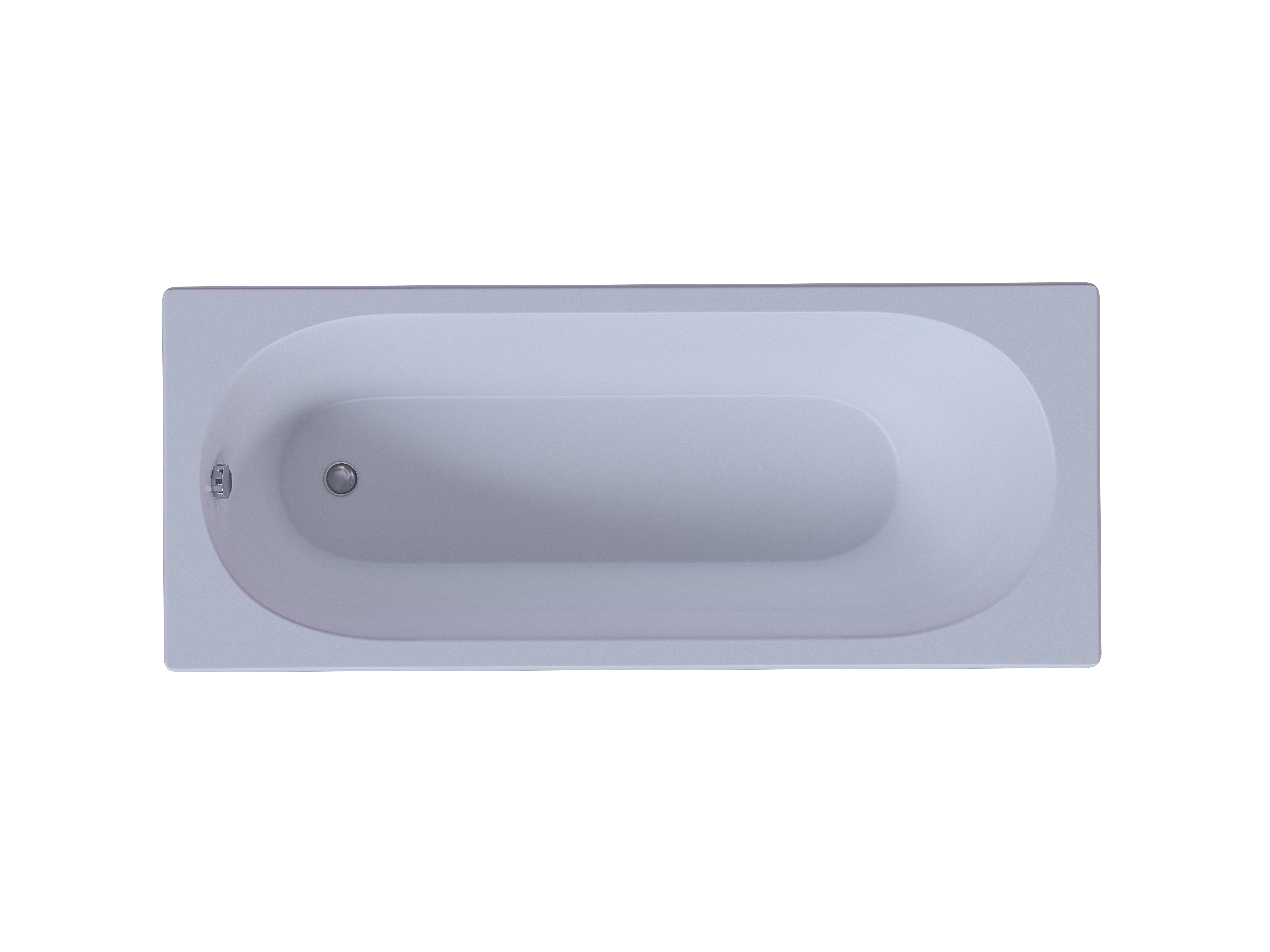 Акриловая ванна Aquatek Оберон 180х80 OBR180-0000009 без гидромассажа, белая, размер 180x80