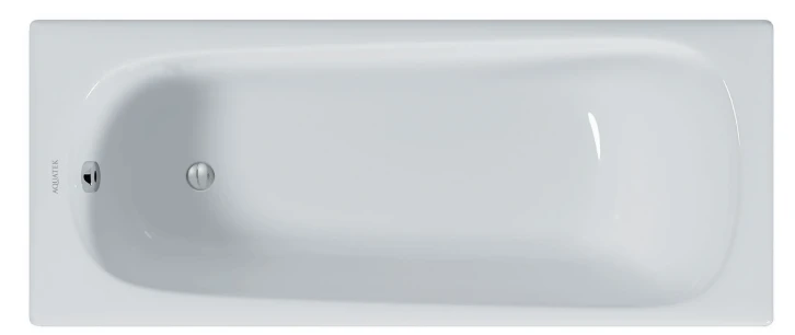 Ванна чугунная Aquatek Сигма 150х70 AQ8850F-00 белая, с ножками, размер 150x70, цвет белый