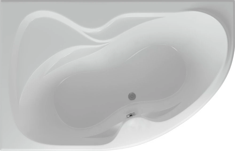 Акриловая ванна Aquatek Вега 170x105 VEG170-0000073 без гидромассажа, белая, левая, размер 170x105, цвет белый