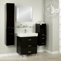 Мебель для ванной Акватон Америна 80М черная