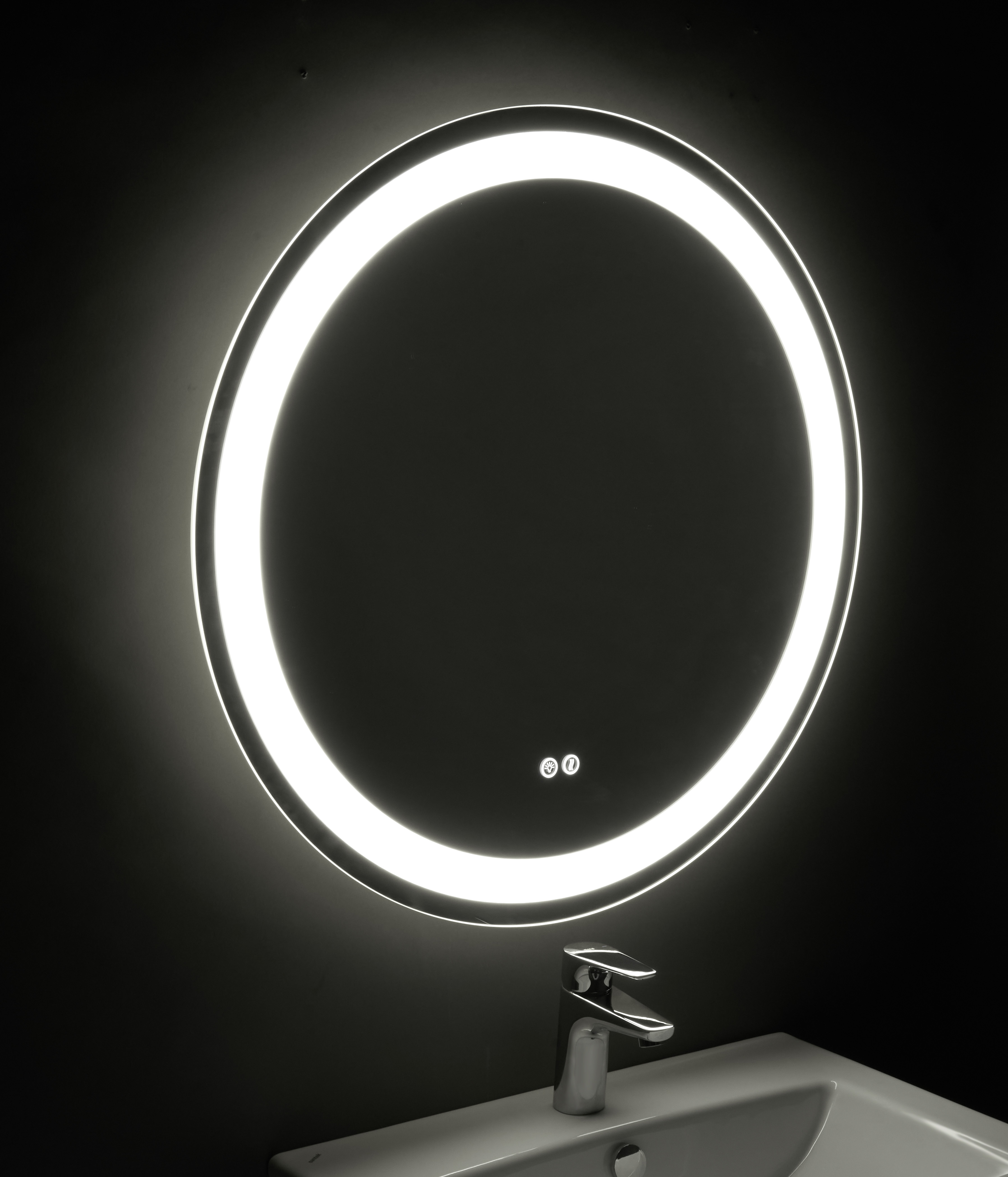Зеркало Акватон Анелло 1A260802AK010 85 см, серебристое, цвет серебристый - фото 13