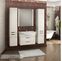 Мебель для ванной Акватон Ария 80 М белая