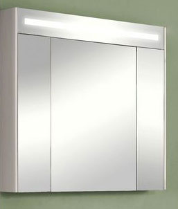 Зеркальный шкаф Акватон Блент 100 белое, цвет белый