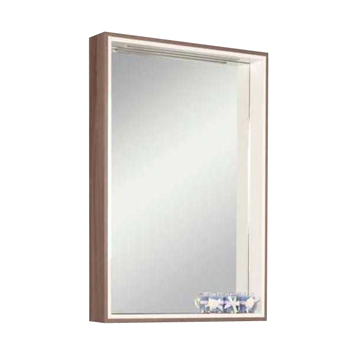 Зеркало с подсветкой Акватон Фабиа 65 дуб инканто, цвет коричневый