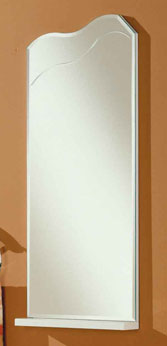 Зеркало Акватон Колибри 45 L, цвет белый 1A065302KO01L - фото 2