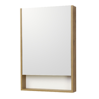 Зеркальный шкаф Акватон Сканди 1A252102SDZ90 55 см, белый