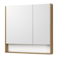 Зеркальный шкаф Акватон Сканди 1A252302SDZ90 85 см, белый