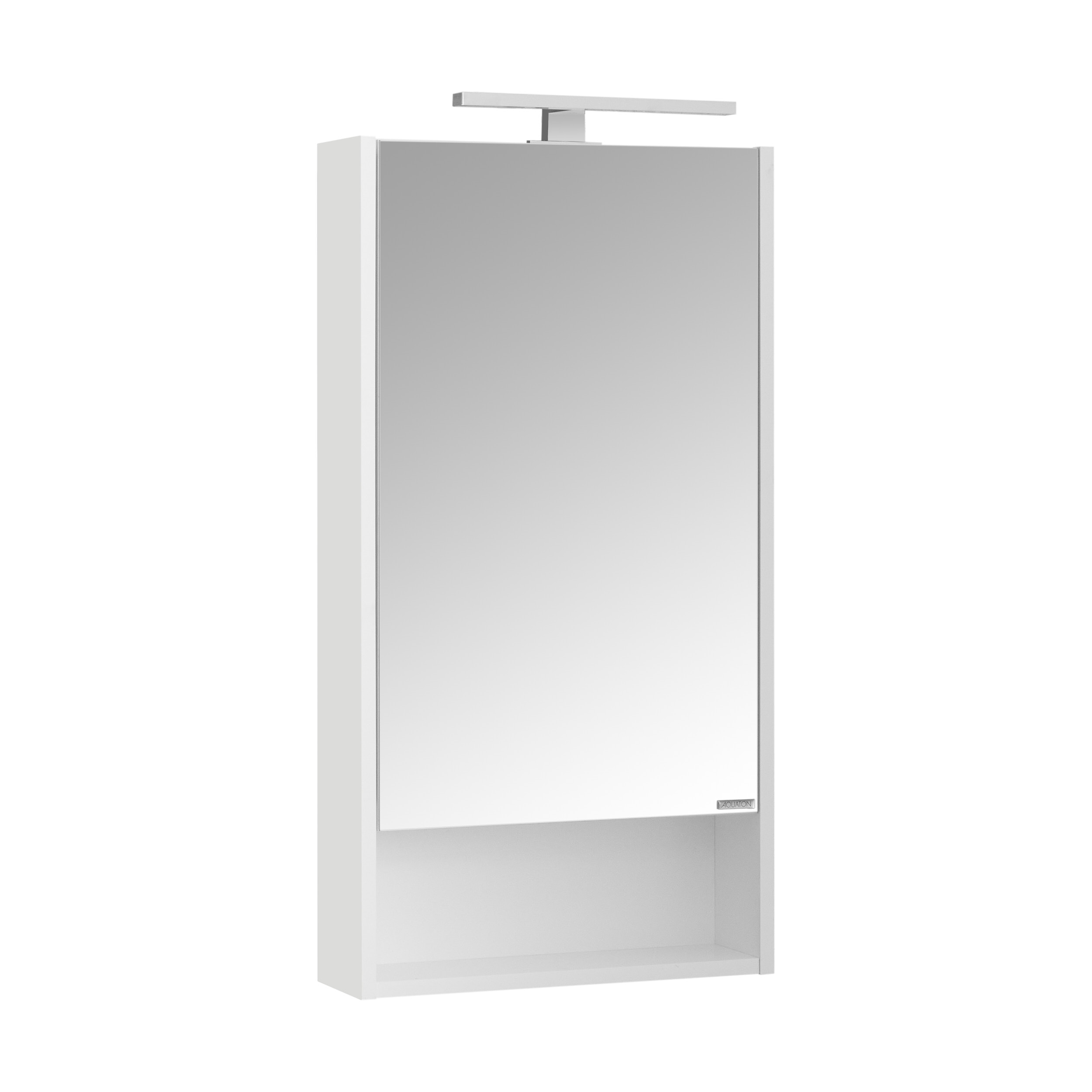 Зеркальный шкаф Акватон Сканди 45 см 1A252002SD010 белый, цвет хром - фото 3