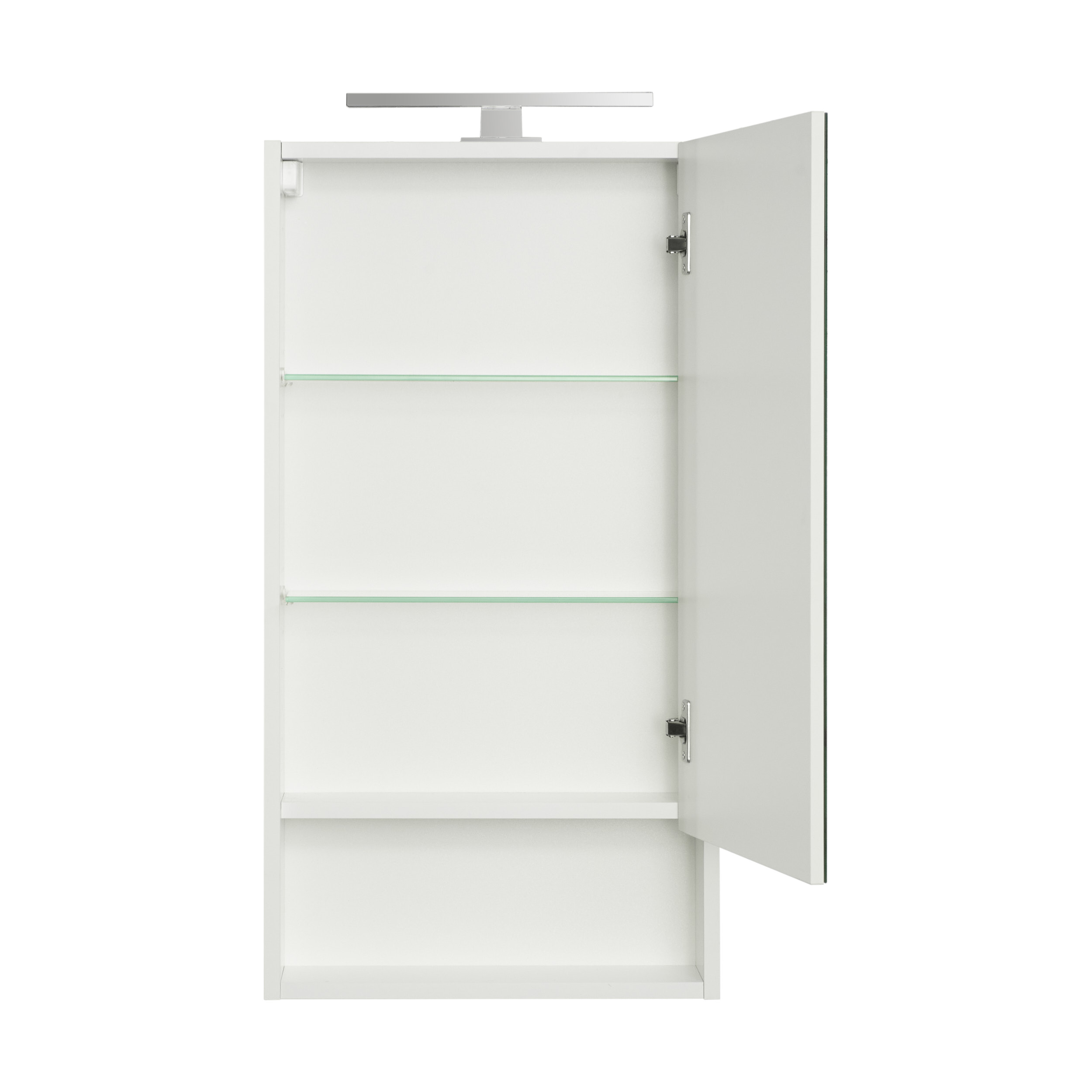 Зеркальный шкаф Акватон Сканди 45 см 1A252002SD010 белый, цвет хром - фото 4