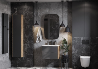 Мебель для ванной Акватон Сохо 58 см, подвесная, графит