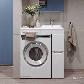 Мебель для ванной комнаты Alavann Cosmetic 90 см белая