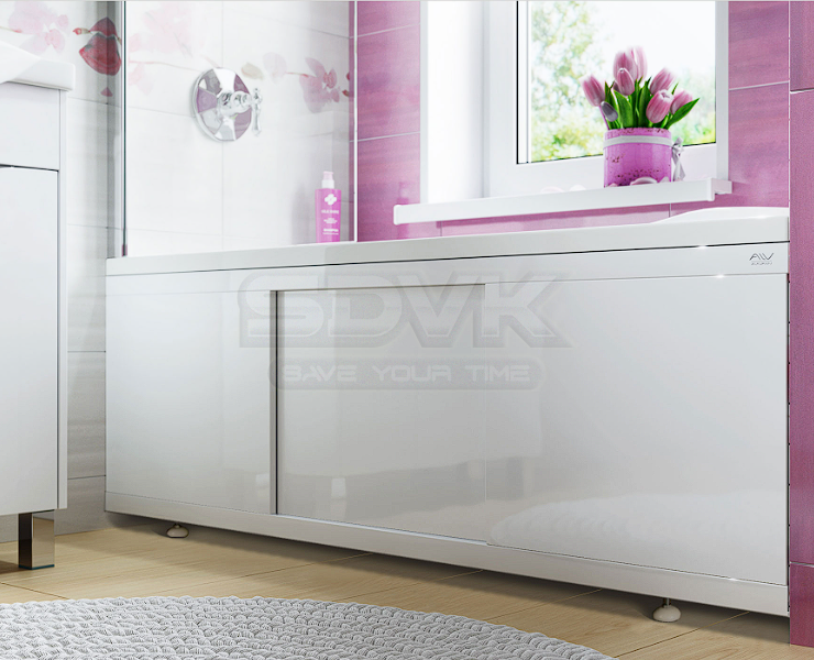 Фото Фронтальный экран для ванны Alavann Crystal МД-4500-1600-00 160