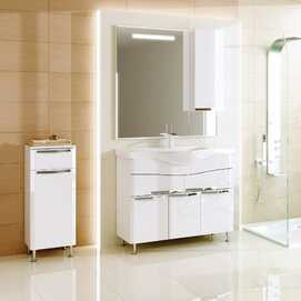Мебель для ванной Alavann Latte 100 белый