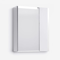 Зеркальный шкаф Alavann Latte 60 см белый
