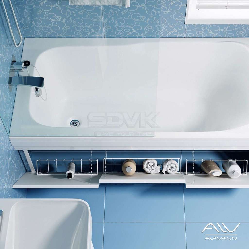 Фото Фронтальный экран для ванны Alavann Soft 180 см МД-0801-1806-00