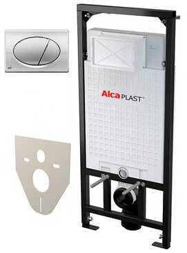 Инсталляция с кнопкой Alcaplast A101/1200+M071+M91