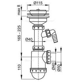     Alcaplast A446P-DN50/40   pee ?115  