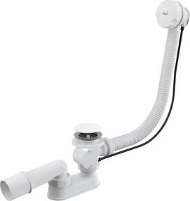 Сифон для ванны Alcaplast (Alcadrain) A51BM-80 автомат, комплект, белый
