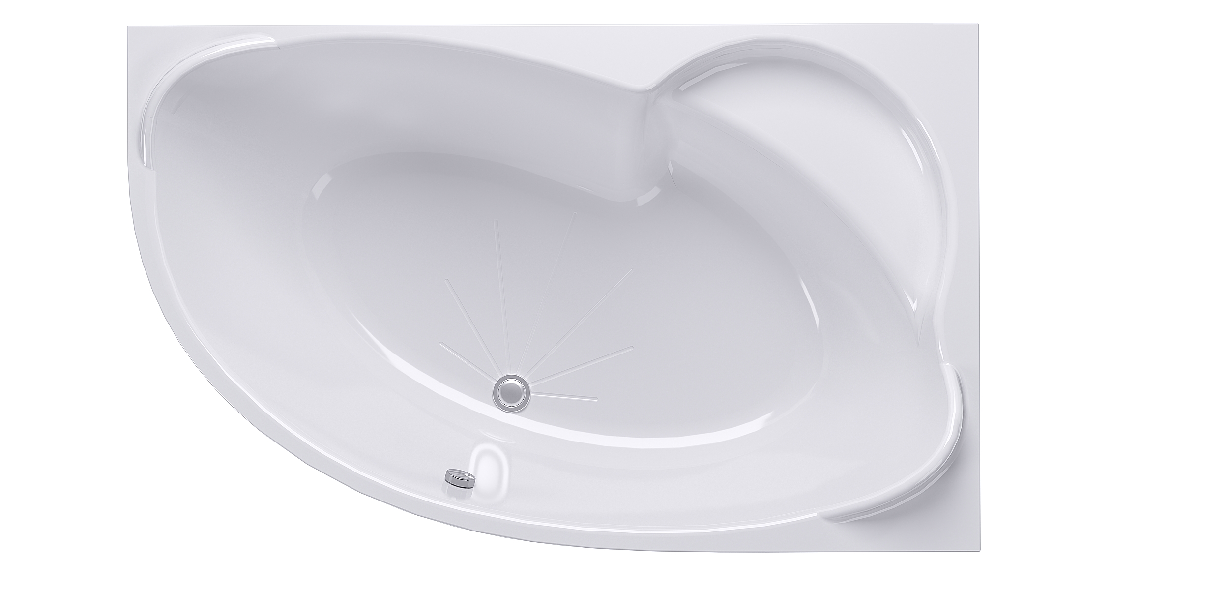 Акриловая ванна Alex Baitler 170x105 RITSA R 170105 белая 24336₽