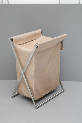 Корзина для белья Allen Brau 312047 сталь, бежевая