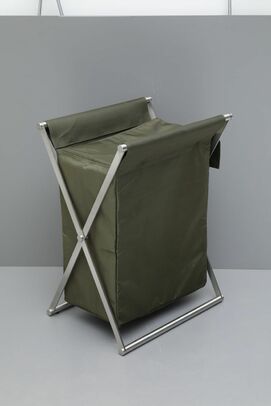 Корзина для белья Allen Brau 312048 зеленая, сталь