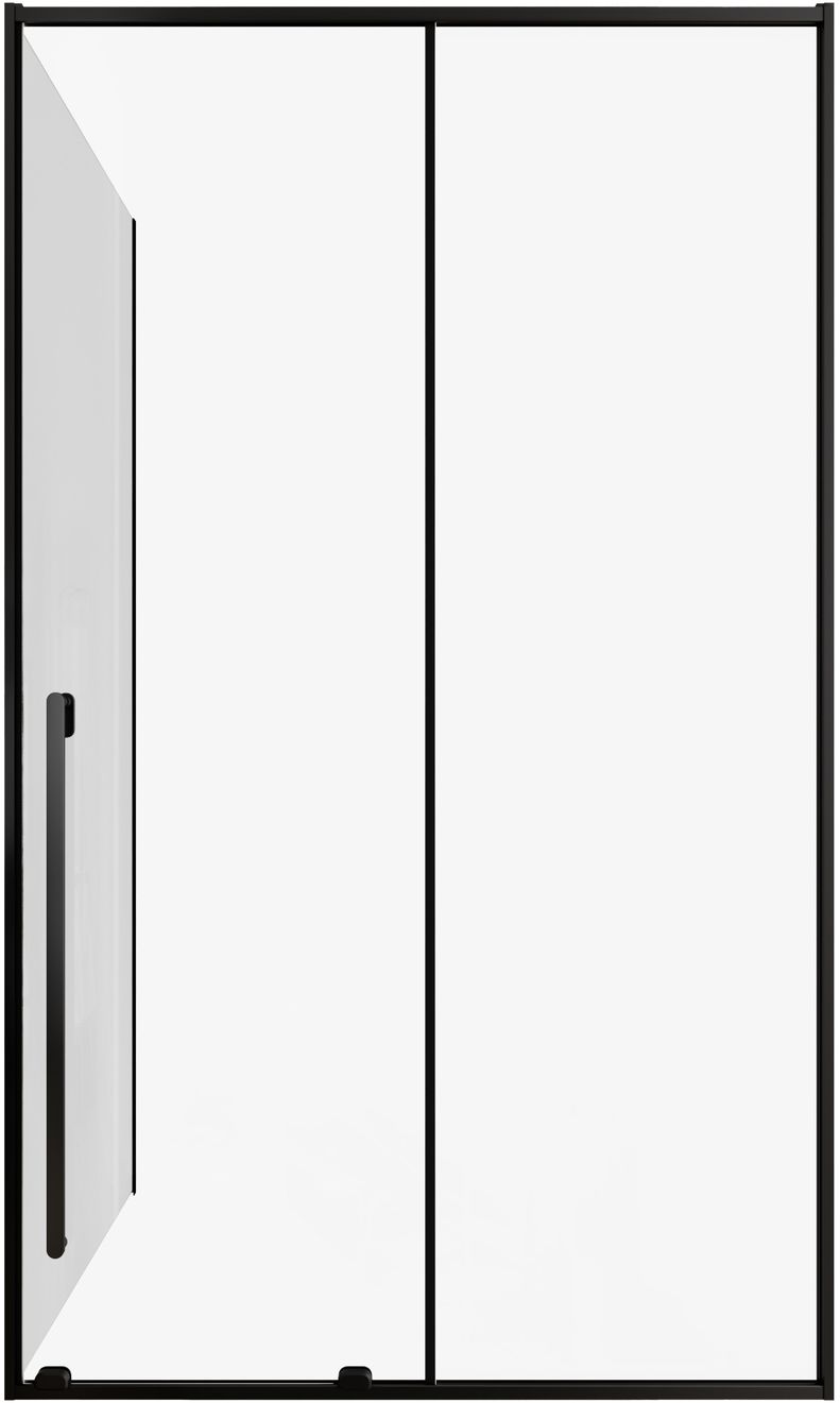 Душевой уголок Allen Brau Fantasy 120x90 3.11006.31 + 3.11013.31 стекло прозрачное, профиль черный матовый, без поддона