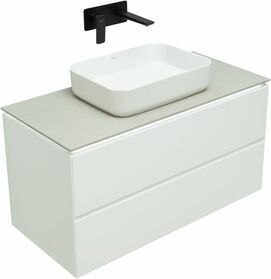 Мебель для ванной Allen Brau Infinity 100 см белая матовая