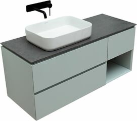 Мебель для ванной Allen Brau Infinity 120 см папирус матовый левый