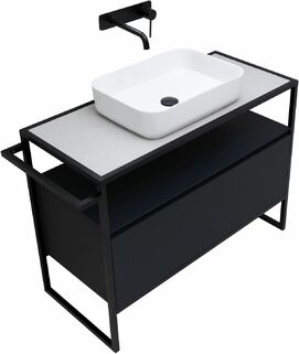 Мебель для ванной Allen Brau Priority 100 см антрацит матовый