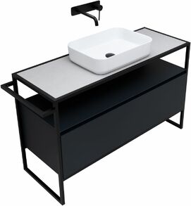 Мебель для ванной Allen Brau Priority 120 см антрацит матовый