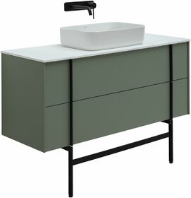 Мебель для ванной Allen Brau Reality 120 см олива матовая