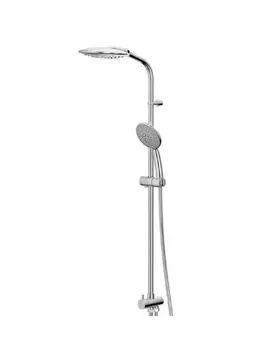 Душевая стойка Am.Pm Bliss L F0753000 с тропическим душем, хром