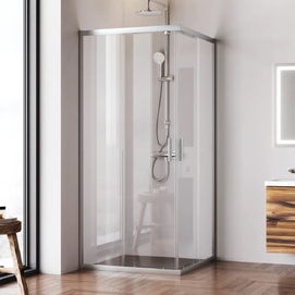 Душевой уголок Am.Pm Gem 90x90 W90G-403-9090MT стекло прозрачное, профиль хром матовый