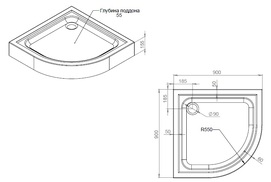      Am.Pm Gem W90T-401-090W 90x90