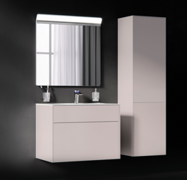 Мебель для ванной Am.Pm Inspire 2.0 Комплект мебели элегантный серый 80 см