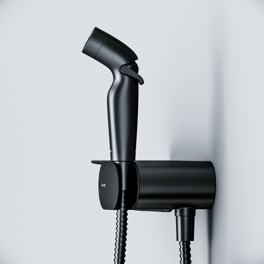 Гигиенический душ со смесителем Am.Pm Like F0202622 черный, цвет черная - фото 7