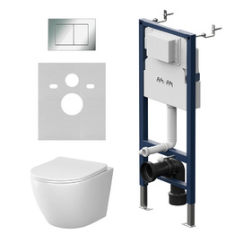 Комплект с инсталляцией и подвесным унитазом Am.Pm Like IS90251.801900