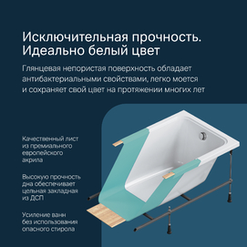 Фото Акриловая ванна Am.Pm Like W80A-170-070W-A