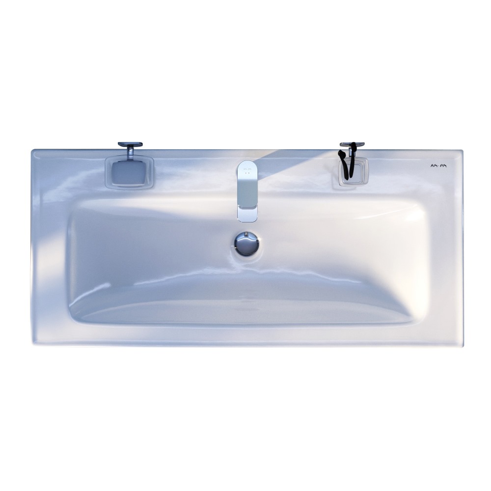 Раковина мебельная AmPm X-Joy 100 см M85AWCC1002WG64 белая глянцевая 22390₽