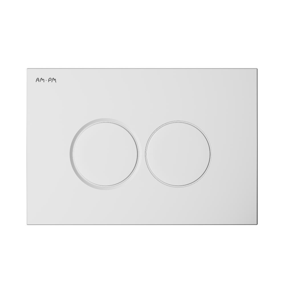Кнопка для инсталляции Am.Pm ProC I070101 белая глянцевая, цвет белый глянцевый