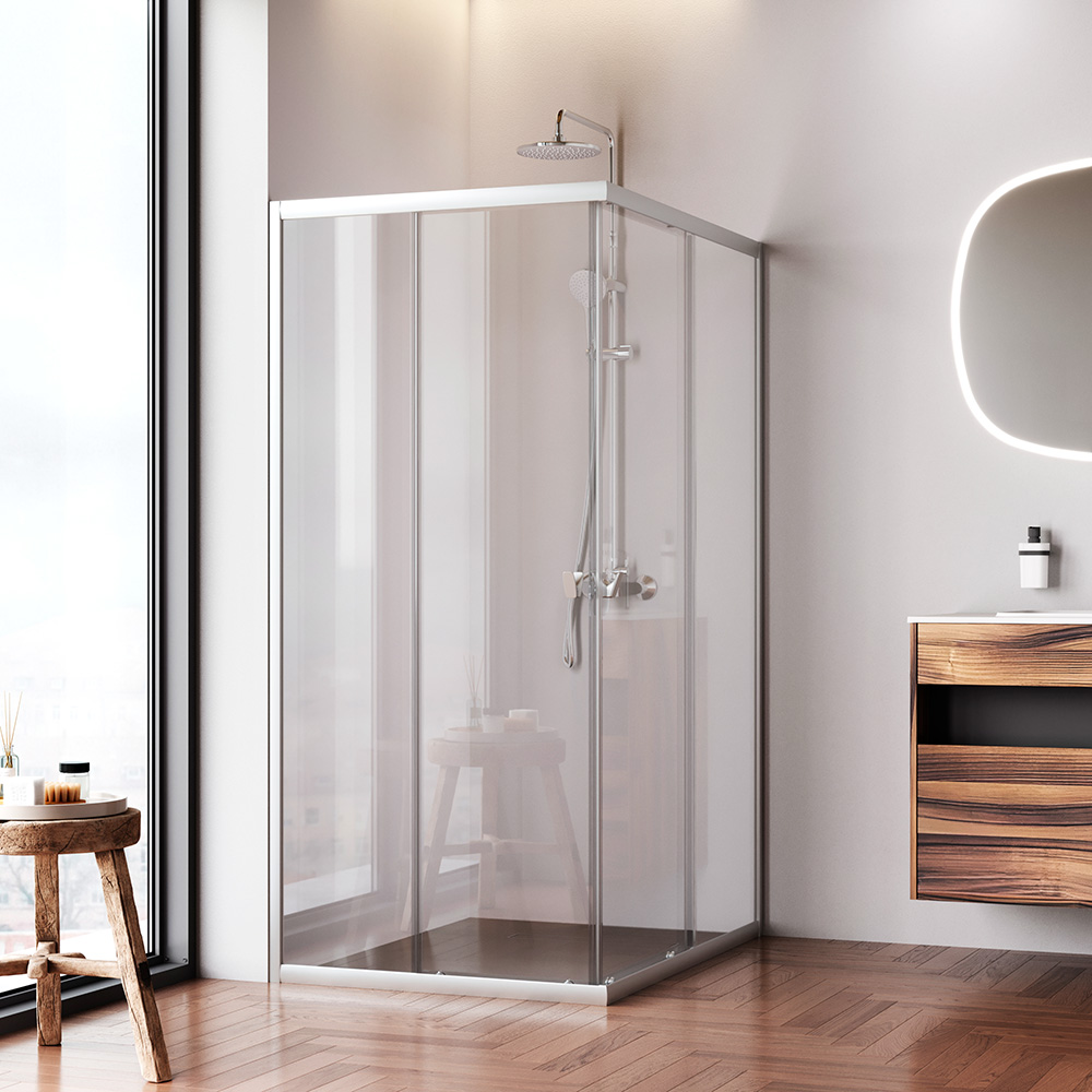 Душевой уголок AmPm Sunny 120x90 W87G-403-12090-MT стекло прозрачное профиль хром матовый 35390₽