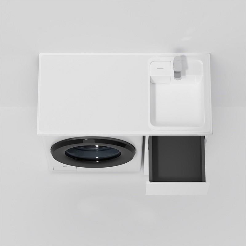 Мебель для ванной Am.Pm X-Joy 100 см напольная, правая, 2 ящика, цвет белый M85AWPR1001WG - фото 4