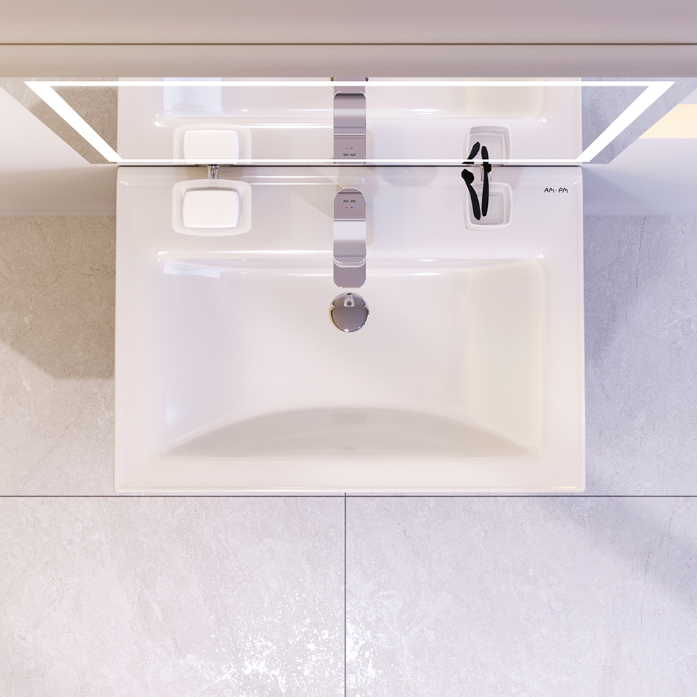 Мебель для ванной комнаты Am.Pm X-Joy 65 см черная, цвет черный M85AFHX0652BM - фото 5