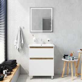 Комплект мебели 7 в 1 для ванной комнаты Am.Pm X-Joy 65 см BK85GL напольный, белый