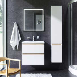 Гарнитур для ванной комнаты Am.Pm X-Joy 65 см подвесная, 2 ящика белый глянец