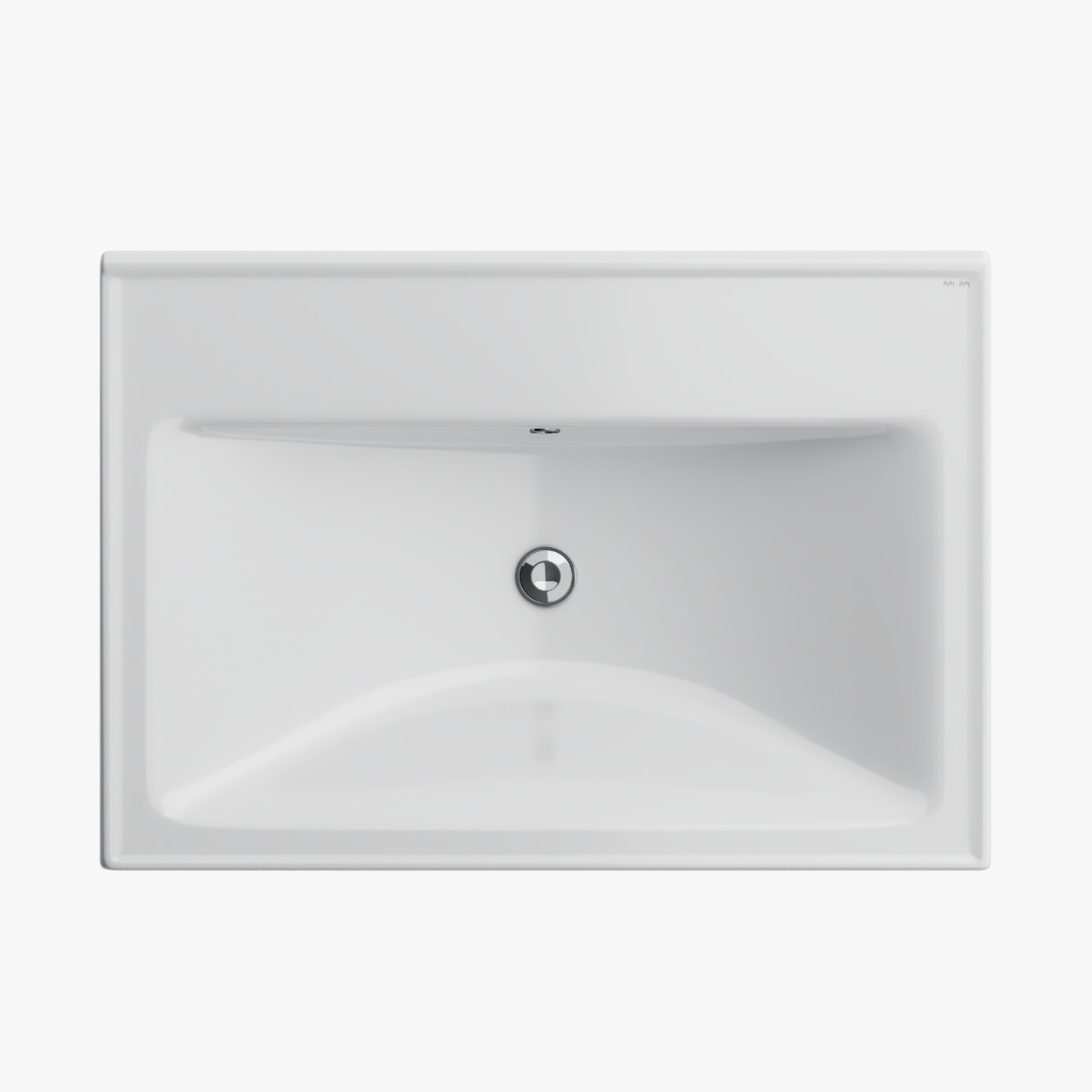 Мебель для ванной Am.Pm X-Joy 65 см подвесная, 2 ящика белый глянец, цвет хром M85AFHX0652WG - фото 9