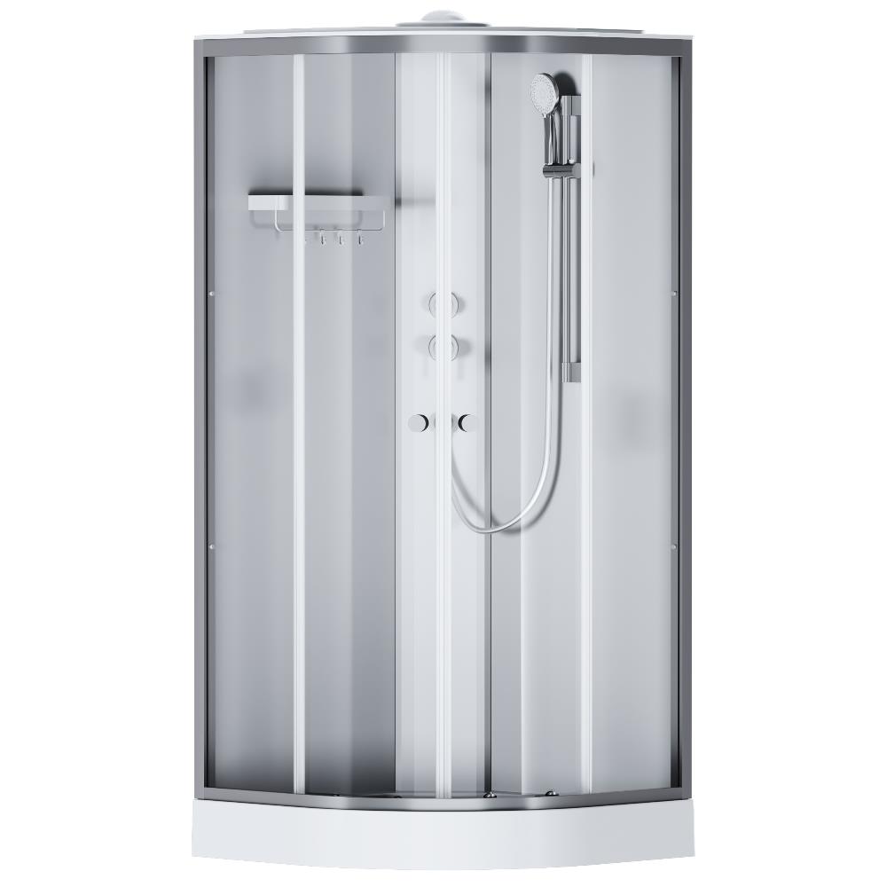 Душевая кабина AmPm X-Joy 90x90 W94C-401-090MT стекло прозрачное профиль хром 54990₽