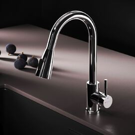 Смеситель для кухни с выдвижным изливом Am.Pm X-Joy S F85B07500 хром